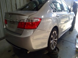 2014 HONDA ACCORD, SILVER, SPORT MODEL, 2.4L, AT.  A26219